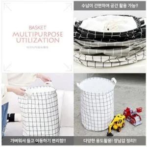 다용도 베이직 북유럽풍 장난감 인형 올데이 빨래 정 장난감정리 인형정리 자녀방정리