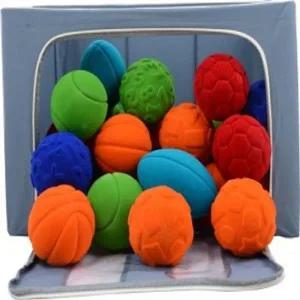 아기공세트 대 30pcs 보관함 학습놀이공 베이비공