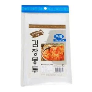 김장 비닐 봉투 김치 대형 투명 비닐봉지 특대 2매 (WFK1HN5)