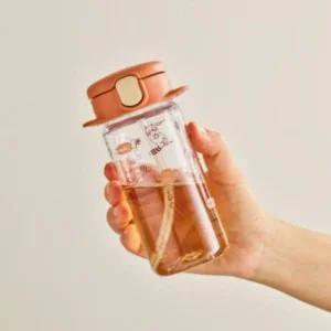 릿첼 슬림 유아컵 빨대컵 어린이집 물컵 240mL 브라운