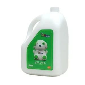 대용량 강아지 샴푸 린스 겸용 4L 애견 애완견 전용