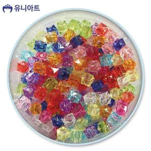 유니아트 통 (모양비즈 25번) 크리스탈비즈 (1cm) G50