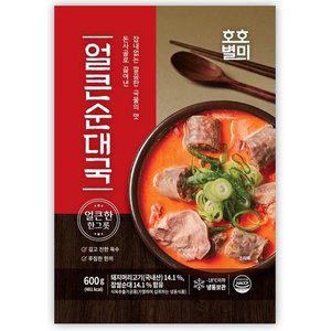 [명절이후 순차출고][여수올림] 호호별미 얼큰 순대국 3팩 1.8kg(600g3팩)