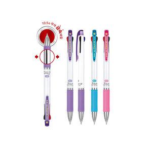 자바펜 3색볼펜 저중심 제트3볼M 메탈0.5mm