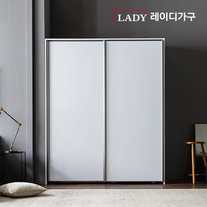 레이디가구 매튜 댐핑도어 시공형 슬라이딩 옷장 붙박이장