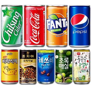 [중앙몰] 도매 미니캔 음료수 190ml 30캔 코카콜라 제로 칠성 사이다 펩시 환타 맥콜 캔콜라 캔사이다 캔음료 업소용