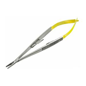 [SHANZA] 골드 카스트로비조 니들홀더(직,TC) 6797 (14.5cm) - Castroviejo Needle Holder