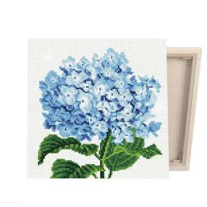 [아트박스]/아이러브페인팅 DIY캔버스형 보석십자수 30x30cm 블루수국