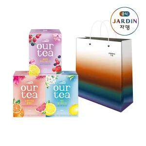[쟈뎅][정상가17100] 쟈뎅 아워티 4P 베스트 3종 SET+쇼핑백 (오렌지+레몬+히비스커스)