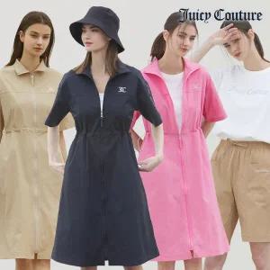 (JUICY COUTURE) 쥬시꾸뛰르 23SS 쿨썸머 롱아노락 3종SET (롱아노락집업+티셔츠+반바지)