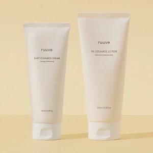러베 세라마이드 고보습 아기 크림 150ml + 세라마이드 로션 200ml set