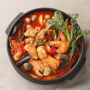 [푸딩팩토리] 알짬뽕탕 700g 면제외 해물알탕 전골 국물요리 소주안주 (면세)