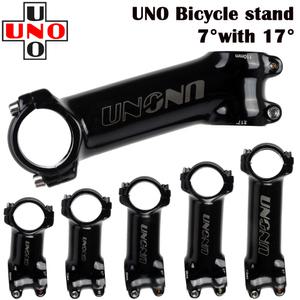 자전거스템 UNO 블랙 스템 자전거 초경량 MTB 로드 포크 28.6 7 17 35 도 31.8mm 60mm 70mm 80mm 90mm 100m