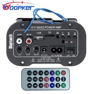 Woopker 디지털 앰프 디코더 보드 블루투스 오디오 앰프 DIY USB FM 라디오 TF 플레이어 서브우퍼 110V 220