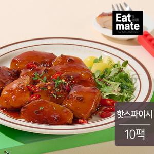 잇메이트 소스 닭다리살 핫스파이시 100g 10팩