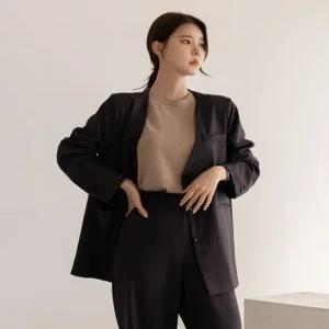 [elysia] 데이 노카라 싱글 셋업 재킷