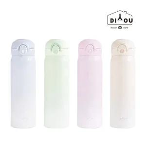 DIYOU 보온력 우수 원터치 손잡이형 보온병_스텐316 500ml