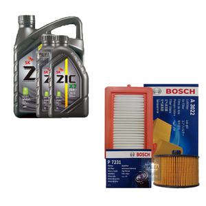 SK지크 XM3 1.3 TCe 가솔린 지크 X7 제로 0W30 6L SP 엔진오일+필터 세트 7231-3022