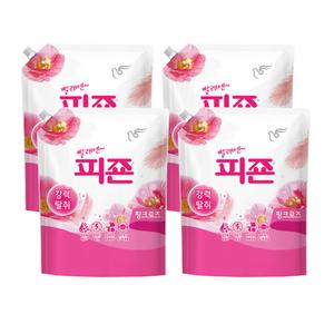 피죤 핑크 로즈 2100ml X4개