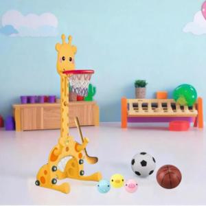 기린농구대 키다리 농구게임 키재기 농구골대 축구놀이 어린이 유아 높이조절 운동놀이