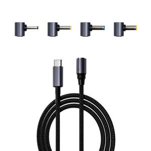 20V PD 어댑터 충전기 USB C TO 노트북 DC 변환 젠더 마그네틱 케이블 3.0X1.0 4.0X1.7 4.5X3.0 5.5X2.5 노