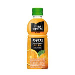 코카콜라 미닛메이드 오렌지 350ml X 24PET(1박스) 주스 과일 음료수