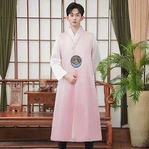 남자한복 두루마기 남성 전통 의상 공연 무대 쾌자 도포