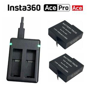 인스타 360 호환 에이스 배터리 POWER LOGIC 프로 액세서리 1650MAH 배터리 교체