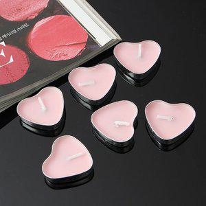 고품질 하트 소형 양초 티라이트 캔들 50p 작은양초 무향미니양초 무향양초 무향티라이트 (WFHXLT3)