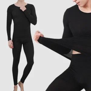 [다잇템] 남성 얇은내복 쫄바지 발열내의 롱슬리브 초경량 세트_11298718_588872