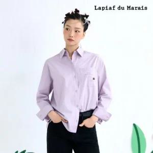 라삐아프 샬롯에디션 25FW 레이스업 오버핏 셔츠 1종