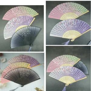현유 국립중앙박물관 굿즈 전통 대나무 접이식 부채 벚꽃 매화 손부채 외국인 한국기념품