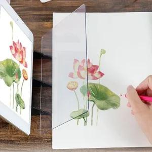 그림 반사 투명 보드 따라그리기 드로잉 패드 거치대