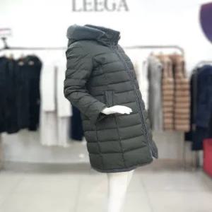 [리가모피](역시즌) 리가 토끼털안감 밍크후드 탈부착 구스다운