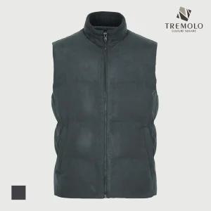 [TREMOLO] 니트에리 스웨이드 퀼팅 베스트_TRNQC3Z8311
