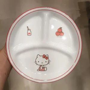 코렐 헬로키티 삼절접시 22cm