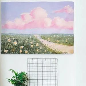 [보리보리/오너클랜]유화 그림 벽장식 인테리리어 패브릭포스터 꽃길 소