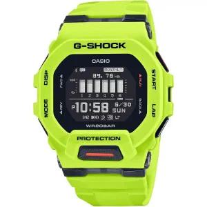 카시오지샥 GSHOCK 시계 쥐샥 지삭 카시오 GShock GSquad Move 디지털 커넥티드 라임 그린 레진 스트랩 피