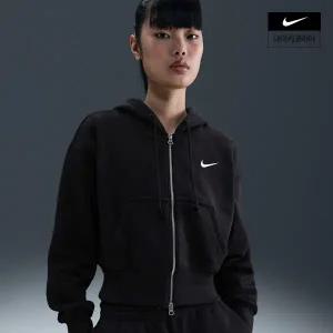 매장정품 나이키 NSW 피닉스 플리스 여성 루즈 풀집 크롭 후디 HV2427-010 642672
