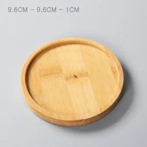 (45차 ) 대나무 우드코스터 컵받침 (9.6cm 원형 15호) 10개
