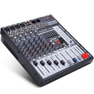 보이톤 BT-60MX, 6채널 블루투스 오디오 믹서 - DJ 사운드 컨트롤러, USB MP3 플레이어, XLR 마이크 잭 4개, 밴드 EQ 7개, DSP 디지털 멀티 이펙트 프로세서 16개, RCA 인아웃 잭, 48V 팬텀 파워