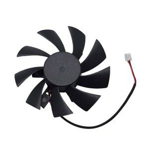 Zotac GTX 1050 Ti 미니 그래픽 카드용 InRobert DIY 듀얼 베어링 85mm 2핀 비디오 카드 팬 교체