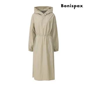 [보니스팍스](신세계 사우스시티)바스락 후드 스트링 롱 원피스 (XP9OP011M0)