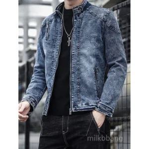 청 데님 데님 자켓 칼라 가을 봄가을 루즈핏