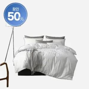 헬렌스타인 50%반값 /60수 사틴 모던클래식 이불커버 세트 S/Q/K
