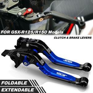 스즈키용 Suzuki GSXR125GSXR150 GSX-R 125150 클러치 레버 브레이크 세트 폴딩 확장형 조절식 핸들 모터사