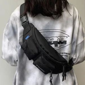스트릿패션 가방 크로스백 힙색 슬링백 커플 데이트