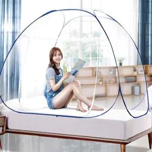 원터치 방충망 아기 텐트 야외 캐노피 모기장 간편 방충망 침대모기장 원터치모기장
