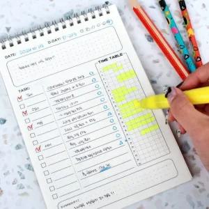 데일리 일일 계획표 스케줄러 하루계획표 스케줄러 생활계획표 학습플래너 타임플래너