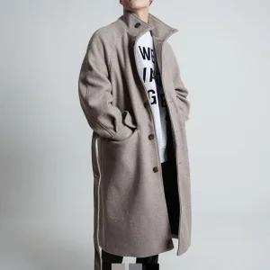 [라일리] Rly 남자 울모직 로브코트 국내생산
